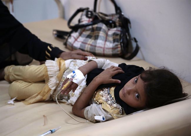 ارتفاع عدد المصابين بوباء الكوليرا باليمن وسط تشكل معالم كارثة صحية