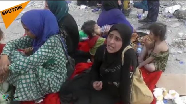 شاهد أول فيديو يظهر صور ولقطات لزوجات "الدواعش"بالموصل العراقية
