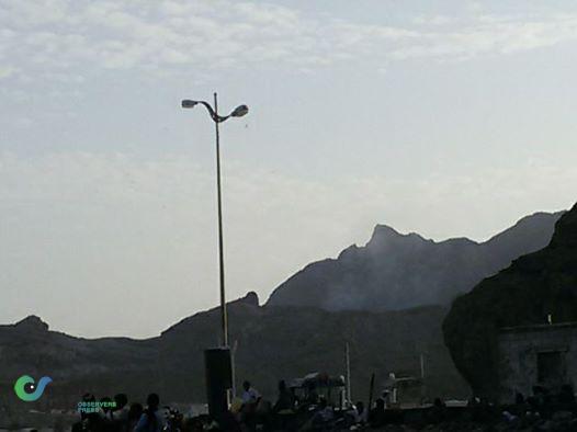 دوي انفجار عنيف يهز المنطقة المحيطة بقصر المعاشيق الرئاسي بعدن