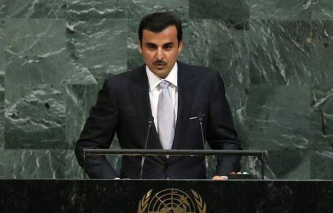 أبرز ماقاله أمير قطر عن أزمة اليمن أمام الامم المتحدة وموقف بلاده منها