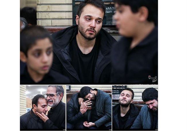 صور نجل قاسم سليماني بمجلس عزاء والده الذي اغتيل بطائرة امريكية مسيرة بـ بغداد