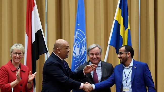 تفاصيل لقاء وفد الحوثيين مع وزيرة خارجية السويد بالعاصمة العمانية مسقط