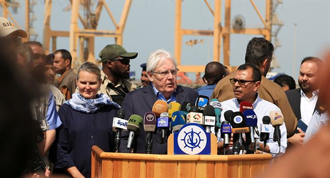 موقع الامم المتحدة يوضح ماوراء زيارتين مقبلتين لغريفيث إلى الرياض وصنعاء