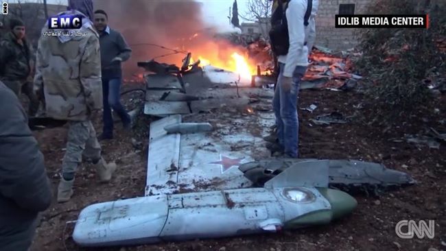 وزارة الدفاع الروسية تعلن مصير طائرة حربية تم اسقاطها في أدلب السورية