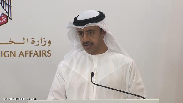 وزير خارجية الإمارات يعلن موعد أمل بلاده لنهاية الحرب باليمن