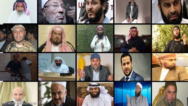 صور وأسماء 59 شخصية و12 كيانا مدرجة على قائمة الإرهاب القطري