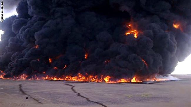 وكالة أنباء روسية تفيد بتفجير أنبوب لنقل النفط في جنوب شرقي اليمن