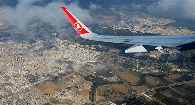 التلفزيون الإيراني يعلن تحطم طائرة تركية قادمة من الإمارات وإحتراقها
