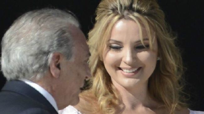 زوجة الرئيس البرازيلي المؤقت في مرمى المبتزين 