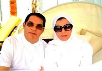 نشر أول صورة للرئيس التونسي الأسبق زين العابدين بن علي وزوجته