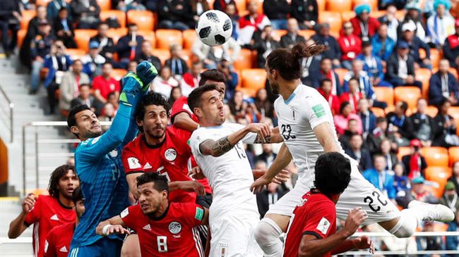 الأرجواي تفوز على مصر بهدف رأسي قاتل ووحيد في آخر دقائف المباراة