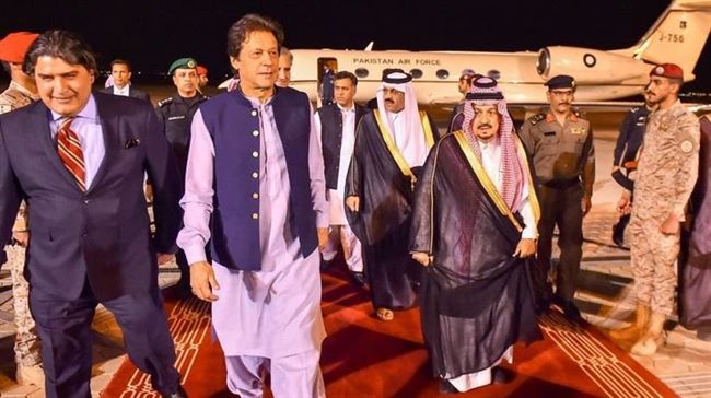 رئيس وزراء باكستان يصل السعودية بعد زيارته لإيران كجزء من مبادرته للسلام بالمنطقة