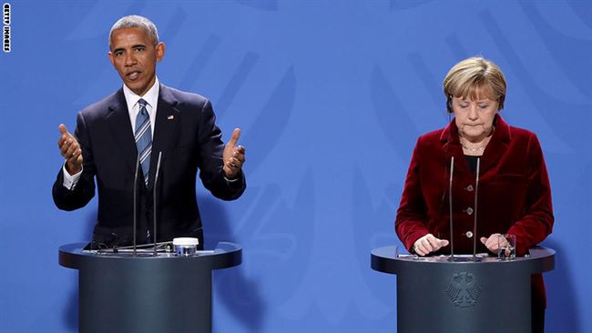 أوباما يوجه من برلين أول نصائحة السياسية لخلفه ترامب عن روسيا وبوتين