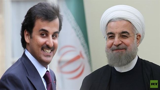 الرئيس الايراني يكشف لنظيره القطري موقف بلاده من المواجهات بالحديدة