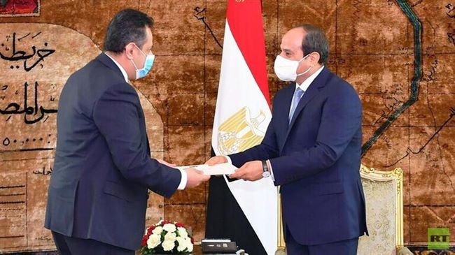 الرئاسية المصرية تعلن ابرز ماتضمنته رسالة الرئيس اليمني لرئيس مصر 